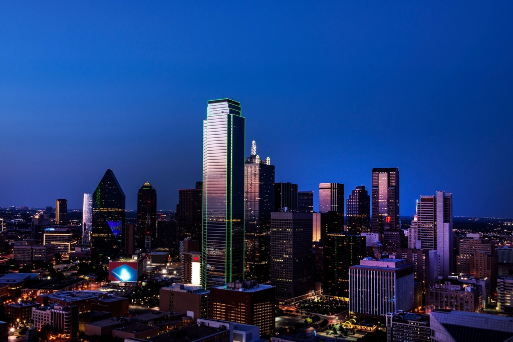 Arlington, Texas at night